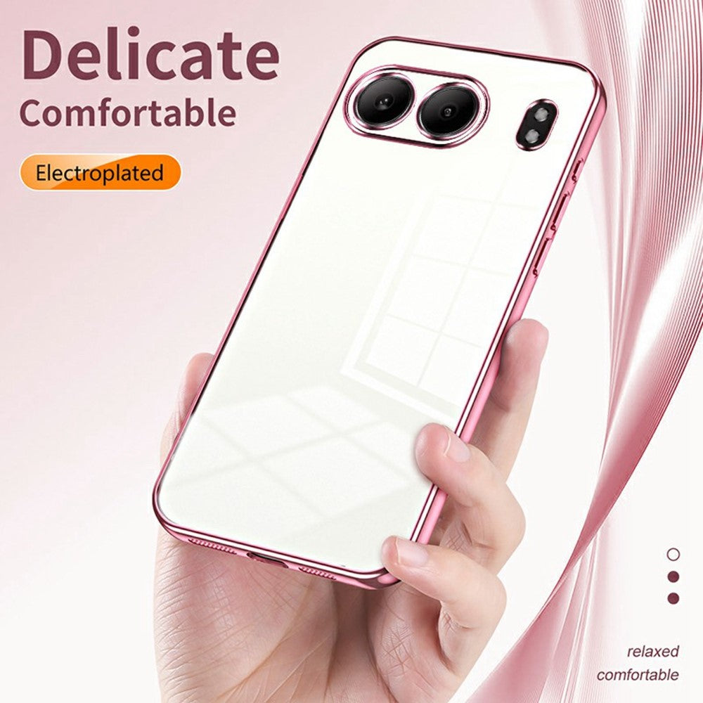 For OnePlus Nord 4 Case Electroplating Frame Soft TPU Phone Cover