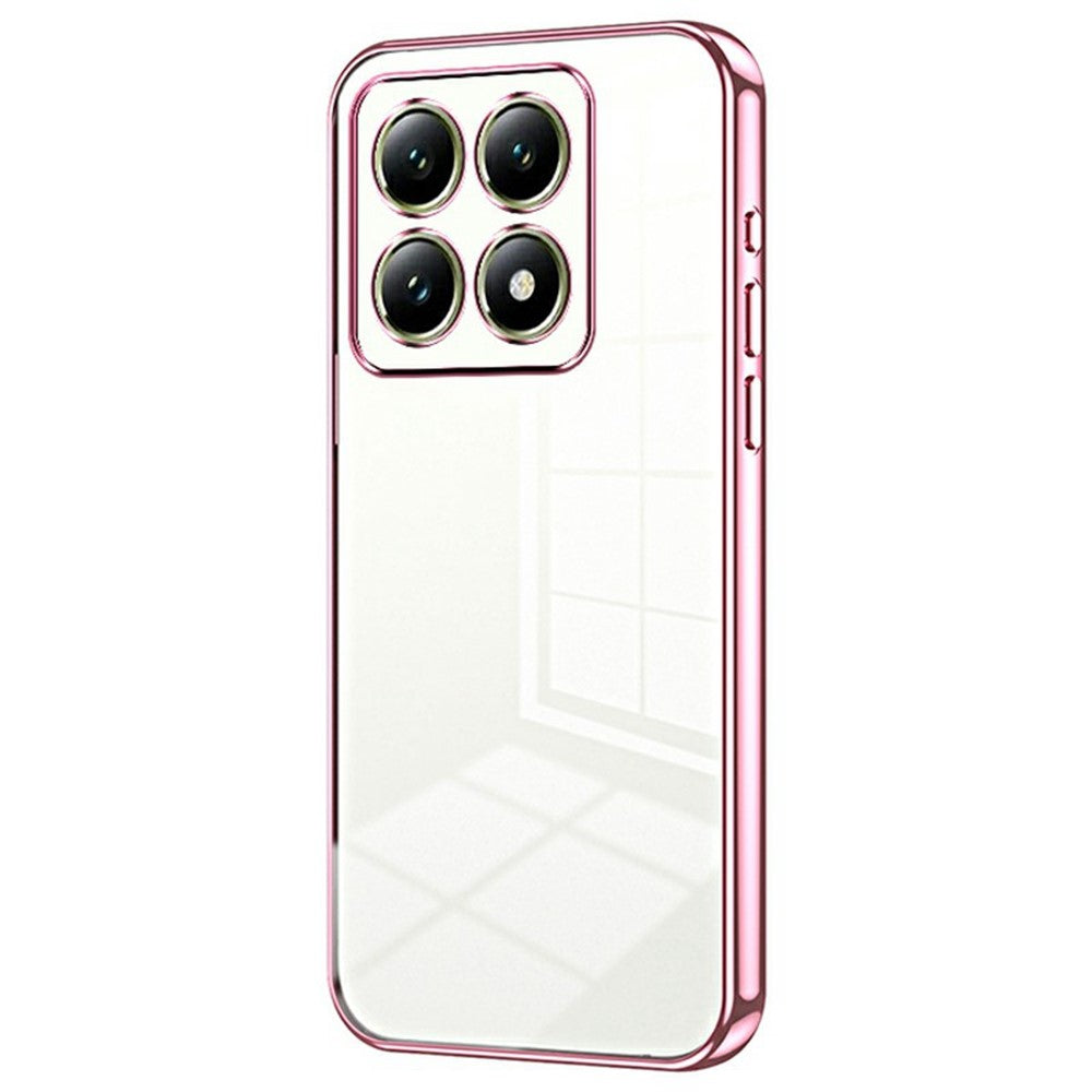 For Xiaomi 14T Case Electroplating Frame Soft TPU Phone Cover