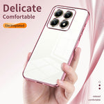 For Xiaomi 14T Case Electroplating Frame Soft TPU Phone Cover