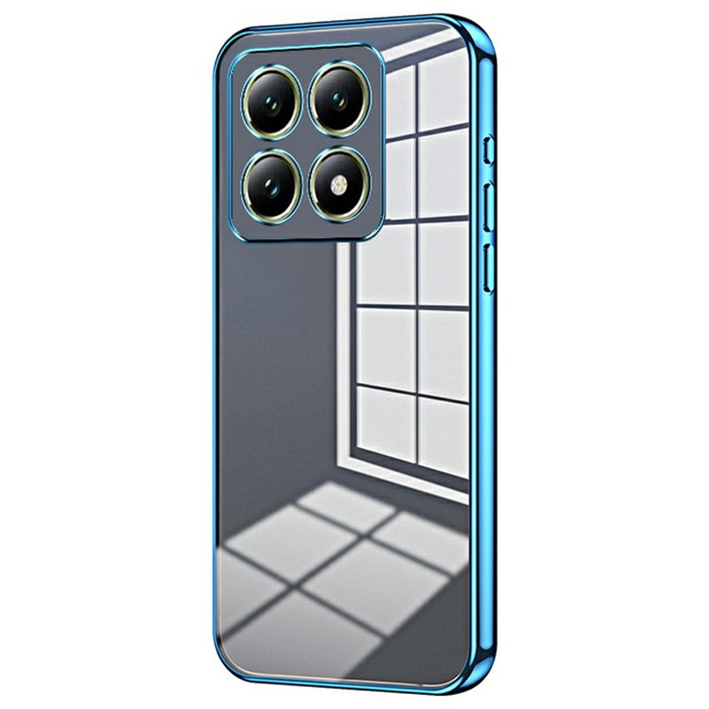 For Xiaomi 14T Case Electroplating Frame Soft TPU Phone Cover