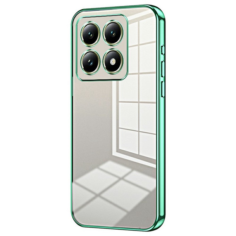 For Xiaomi 14T Case Electroplating Frame Soft TPU Phone Cover