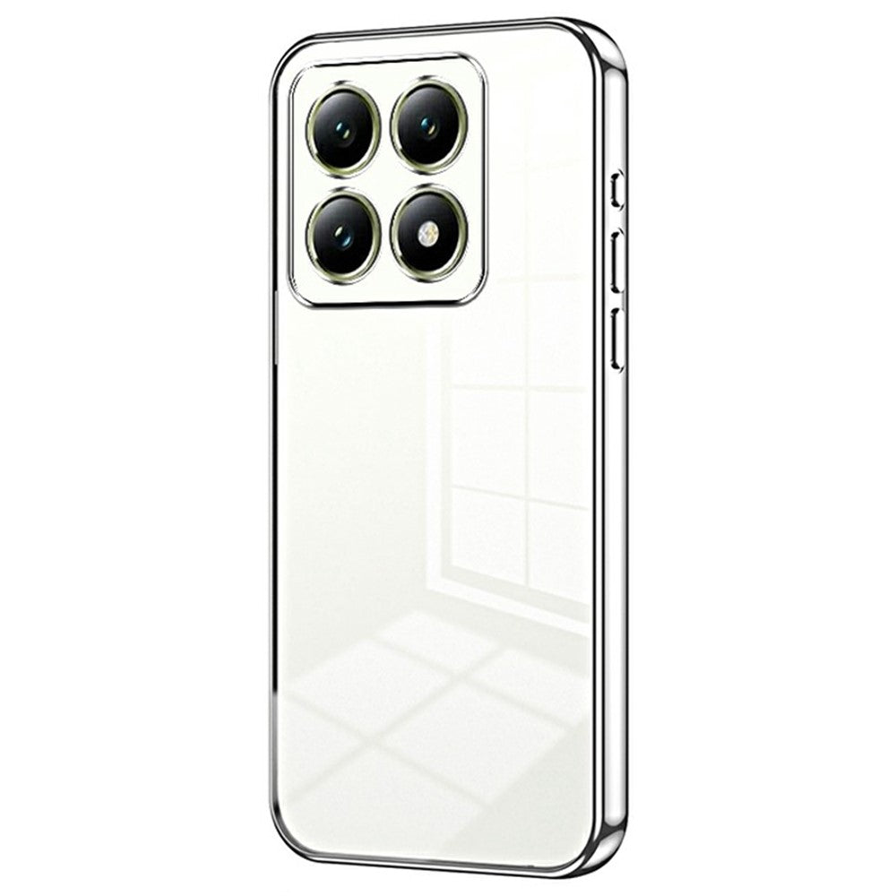 For Xiaomi 14T Case Electroplating Frame Soft TPU Phone Cover