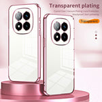 For Xiaomi Redmi Note 14 Pro+ 5G Case Electroplating Frame Soft TPU Phone Cover