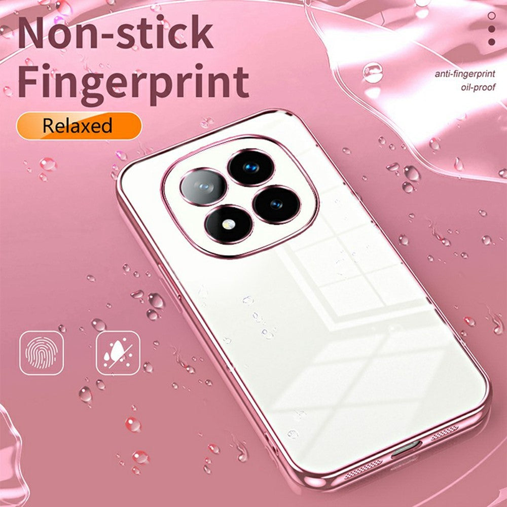 For Xiaomi Redmi Note 14 Pro+ 5G Case Electroplating Frame Soft TPU Phone Cover