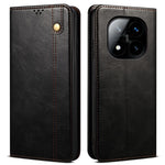 For Xiaomi Redmi Note 14 Pro 5G / Poco X7 5G Case Crazy Horse Texture Waxy Leather Wallet Stand Phone Cover