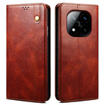 Xiaomi Redmi Note 14 Pro 5G / Poco X7 5G-skal Crazy Horse Texture Waxy Leather Plånboksfodral med stativ