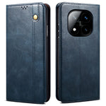 For Xiaomi Redmi Note 14 Pro 5G / Poco X7 5G Case Crazy Horse Texture Waxy Leather Wallet Stand Phone Cover