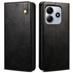 For Xiaomi Redmi Note 14 5G Case Crazy Horse Texture Waxy Leather Wallet Stand Phone Cover