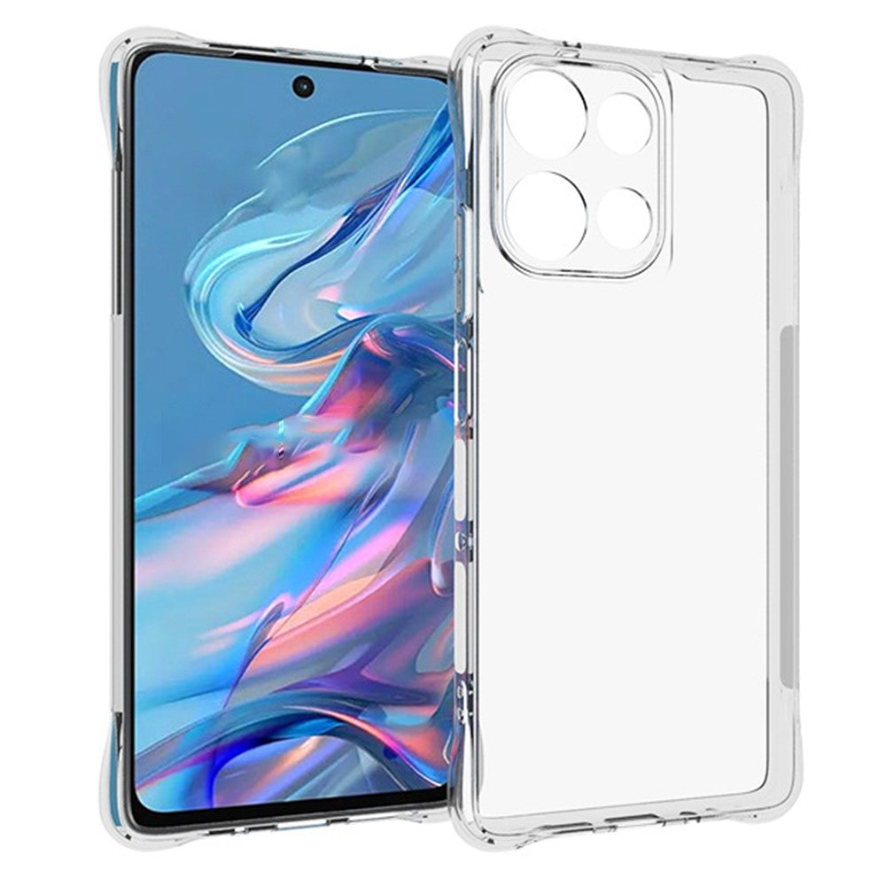 Til Motorola Moto G75 5G TPU-telefoncover Skridsikkert transparent mobiltelefoncover