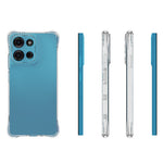 Til Motorola Moto G75 5G TPU-telefoncover Skridsikkert transparent mobiltelefoncover