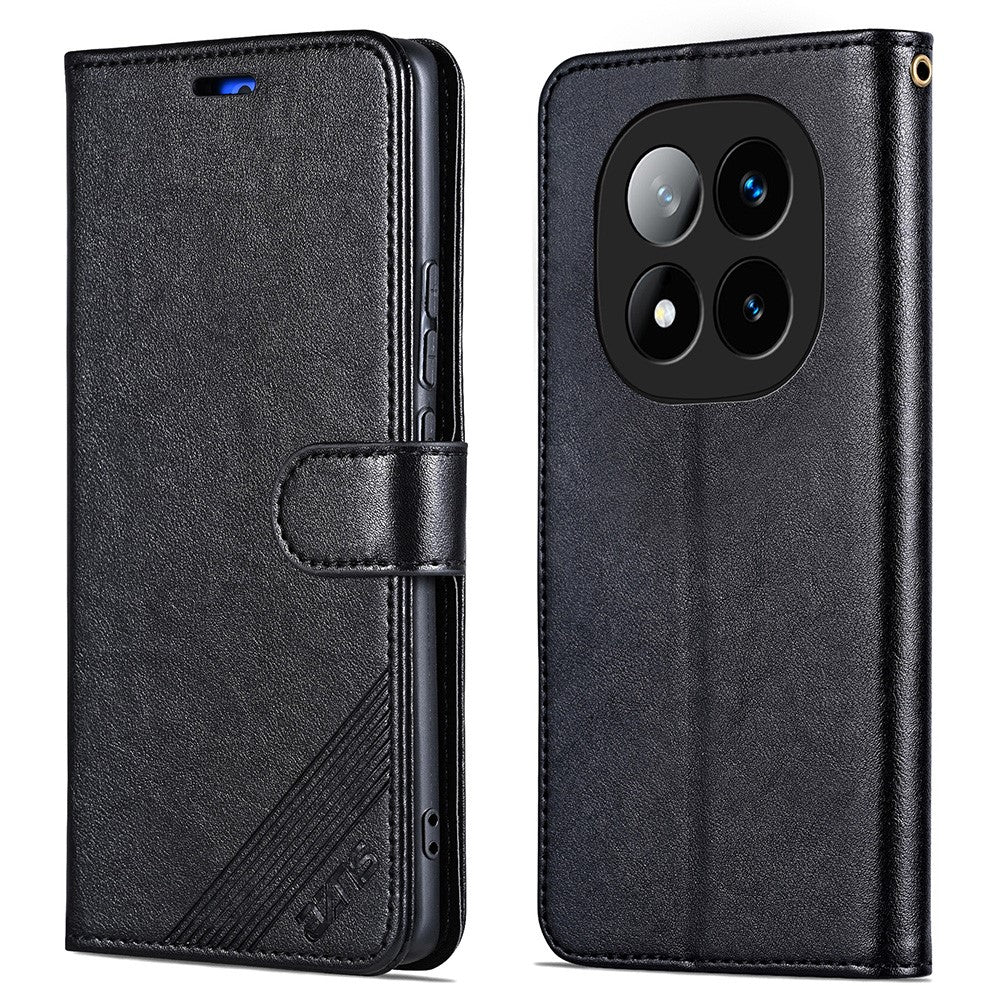 AZNS For Xiaomi Redmi Note 14 Pro+ 5G Case Anti-Scratch PU Leather Stand Wallet Phone Cover
