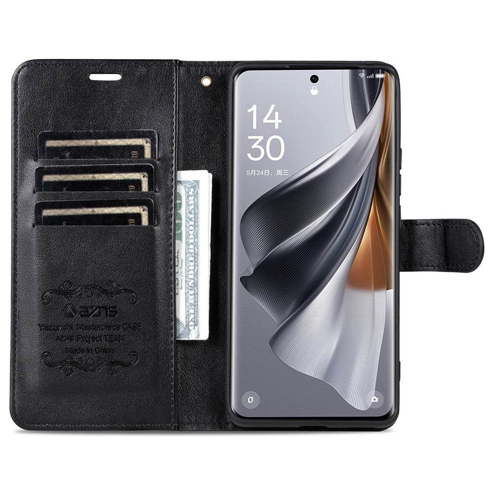 AZNS For Xiaomi Redmi Note 14 Pro+ 5G Case Anti-Scratch PU Leather Stand Wallet Phone Cover