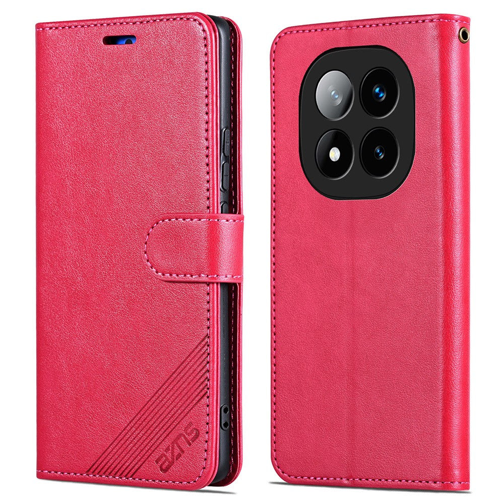 AZNS For Xiaomi Redmi Note 14 Pro+ 5G Case Anti-Scratch PU Leather Stand Wallet Phone Cover