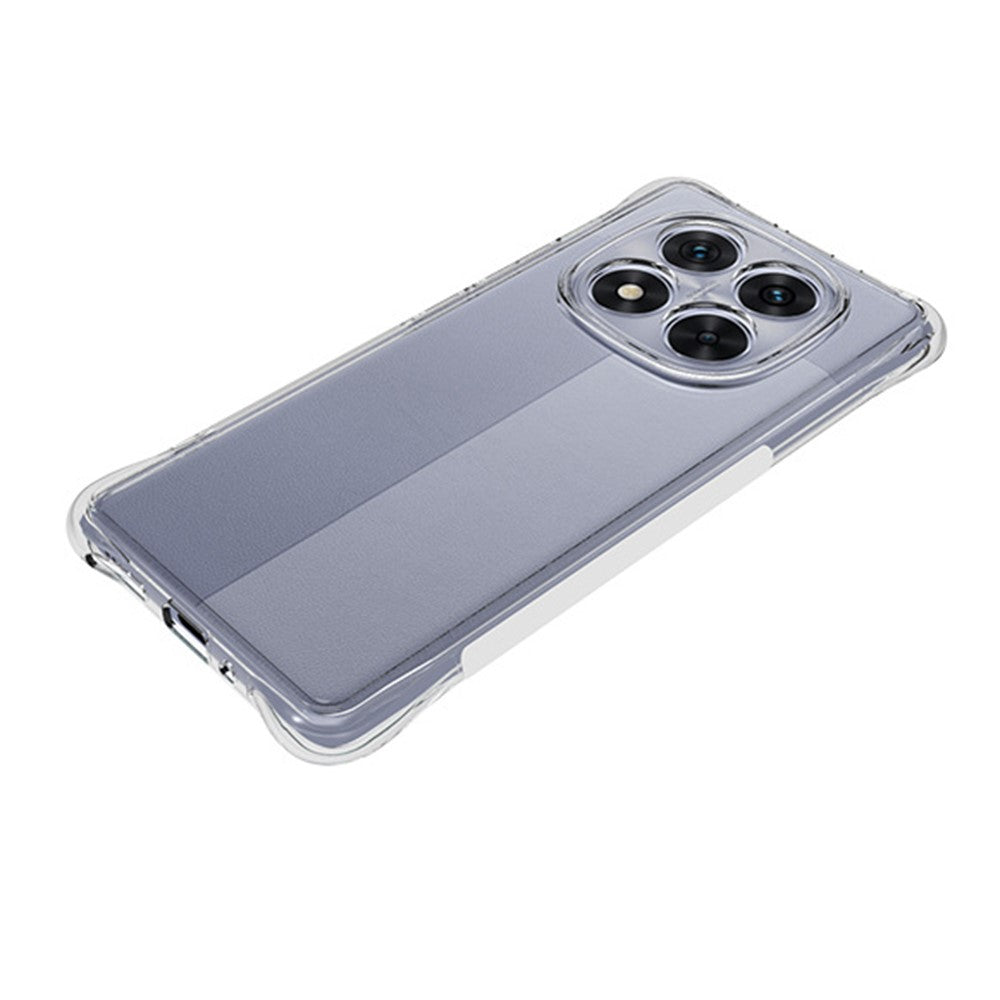 Xiaomi Redmi Note 14 Pro 5G / Poco X7 5G TPU-mobilskal Halkfritt transparent mobilmobilfodral