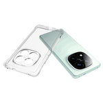 Xiaomi Redmi Note 14 Pro+ 5G TPU-mobilskal Halkfritt transparent mobilmobilfodral