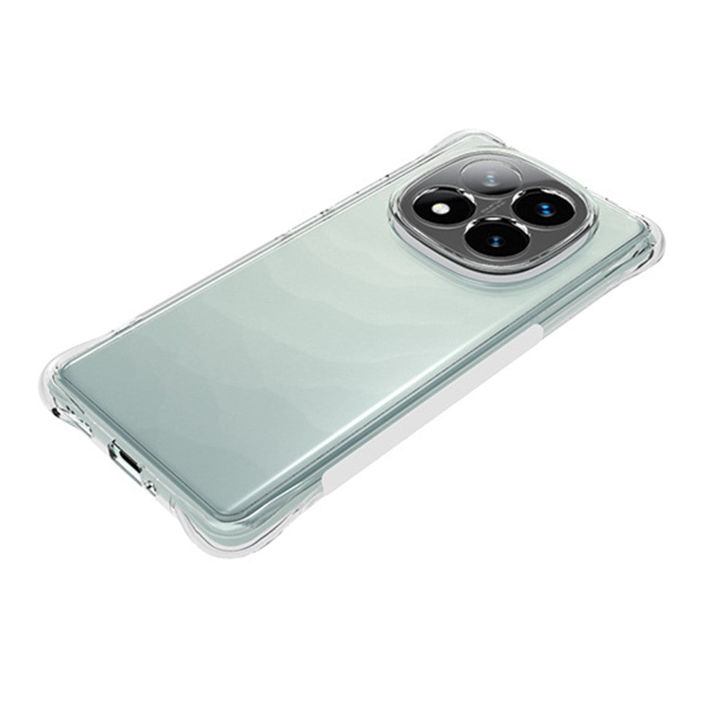 Xiaomi Redmi Note 14 Pro+ 5G TPU-mobilskal Halkfritt transparent mobilmobilfodral