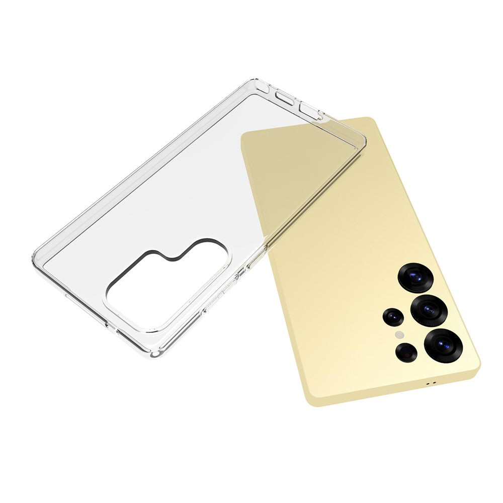 Samsung Galaxy S25 Ultra Clear Phone Case Vattenstämpelbeständigt TPU Bakstycke