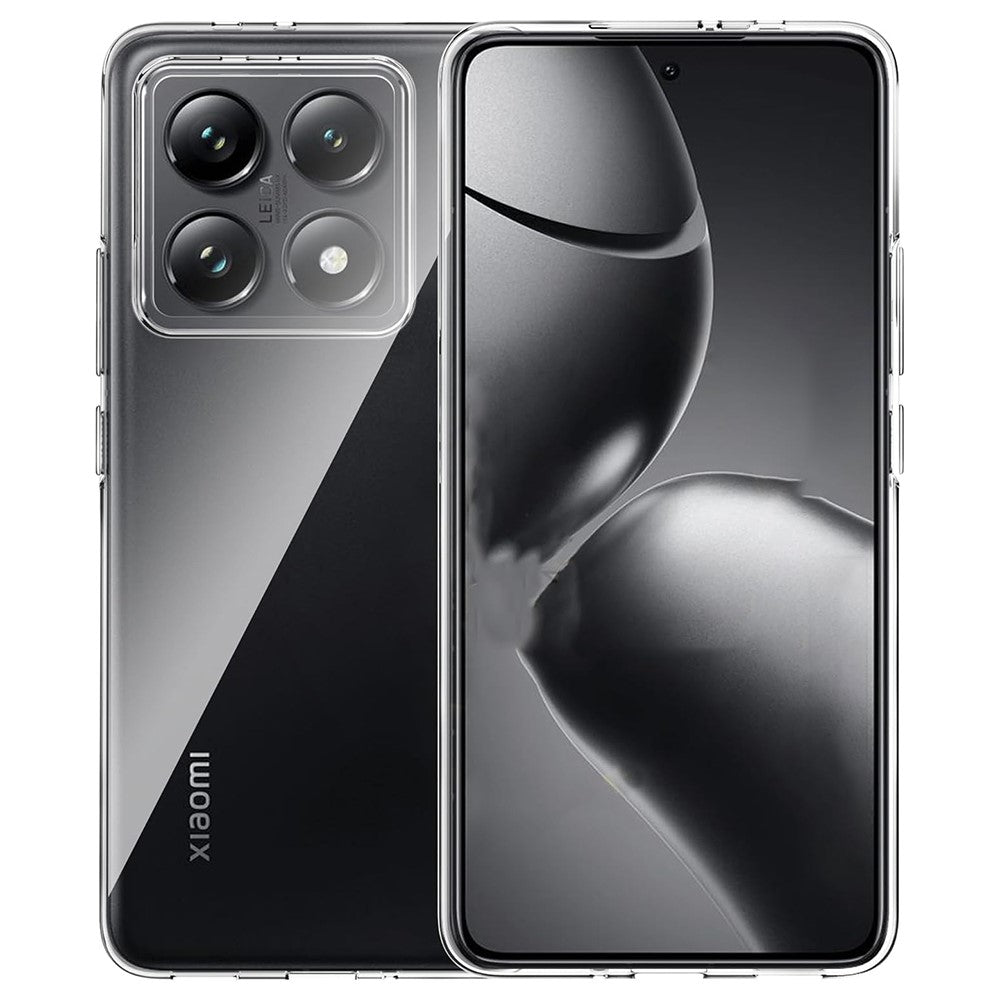 Xiaomi 14T-skal Anti-fingeravtryck Kristallklart TPU-mobilskal