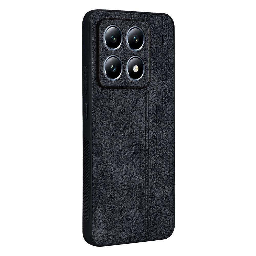 AZNS For Xiaomi 14T Case Protective PU Leather Covered TPU Phone Shell