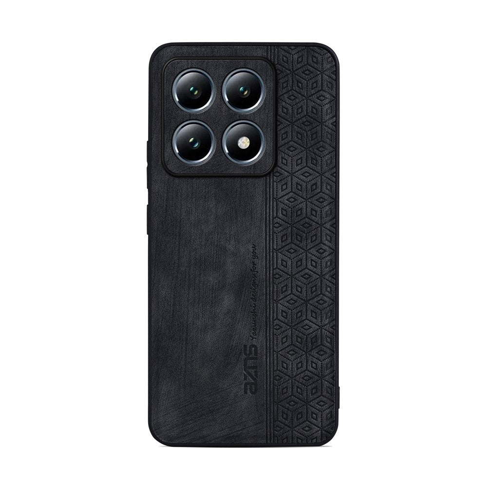 AZNS For Xiaomi 14T Case Protective PU Leather Covered TPU Phone Shell
