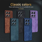 AZNS For Xiaomi 14T Case Protective PU Leather Covered TPU Phone Shell