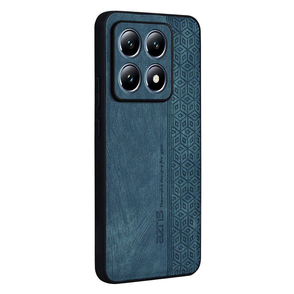 AZNS For Xiaomi 14T Case Protective PU Leather Covered TPU Phone Shell