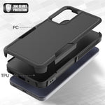 For Samsung Galaxy A16 5G / A16 4G Case 2-in-1 PC+TPU Shockproof Phone Cover