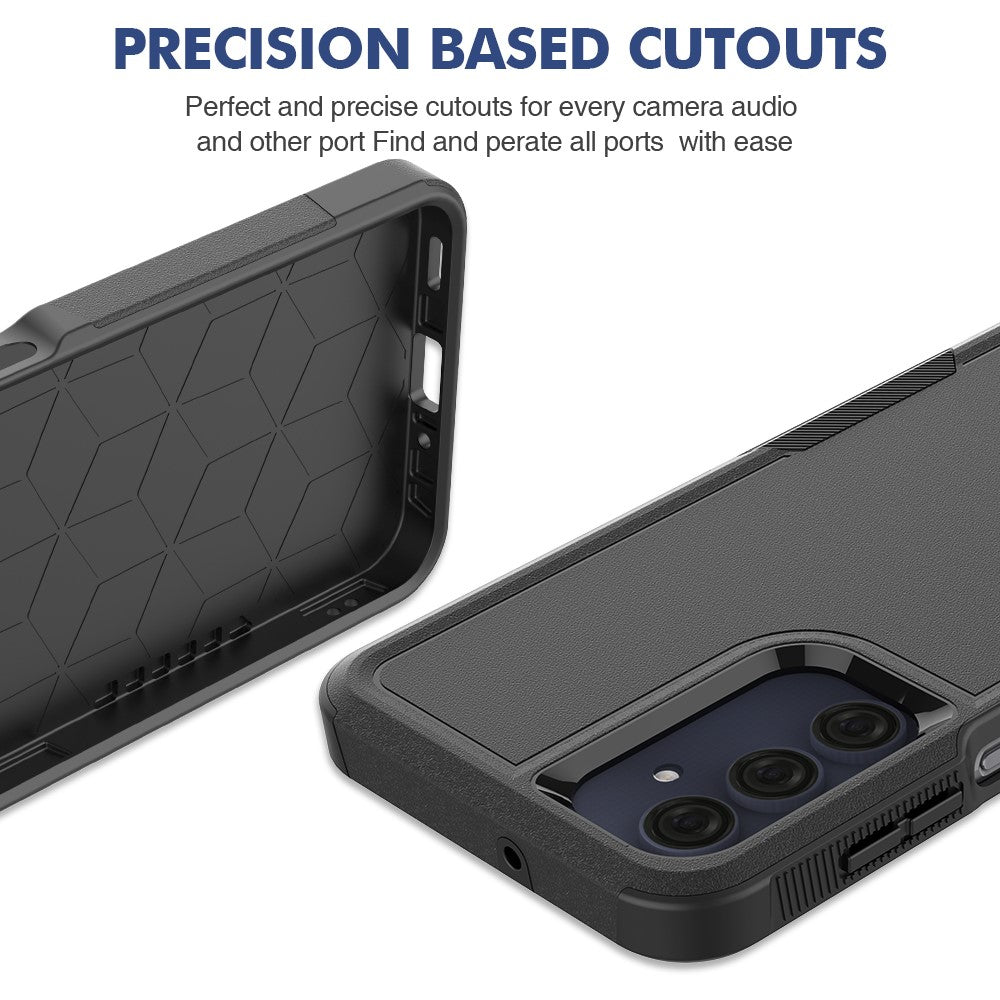 For Samsung Galaxy A16 5G / A16 4G Case 2-in-1 PC+TPU Shockproof Phone Cover