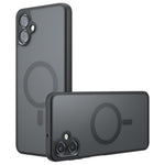 Samsung Galaxy A06 4G Magnetiskt Skal TPU+PC Matt mobilskal
