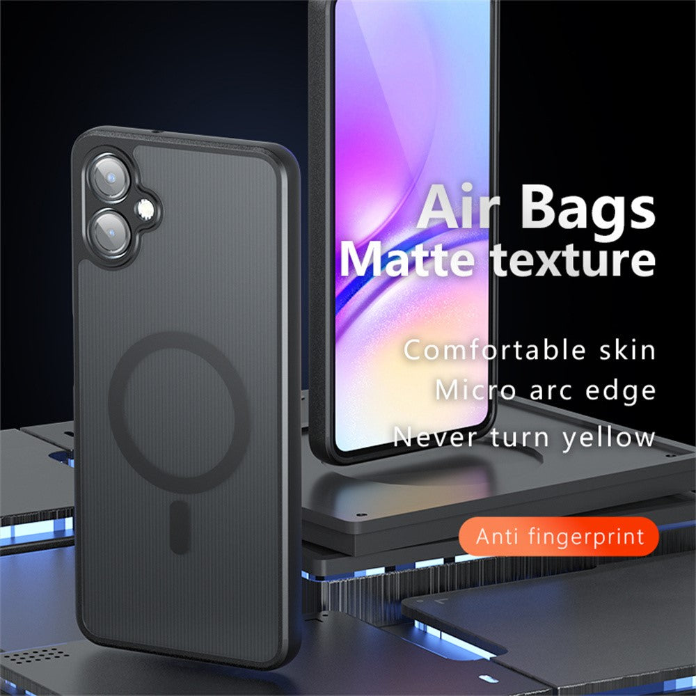 Samsung Galaxy A06 4G Magnetiskt Skal TPU+PC Matt mobilskal