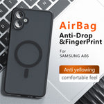 Samsung Galaxy A06 4G Magnetiskt Skal TPU+PC Matt mobilskal
