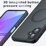 Samsung Galaxy A06 4G Magnetiskt Skal TPU+PC Matt mobilskal