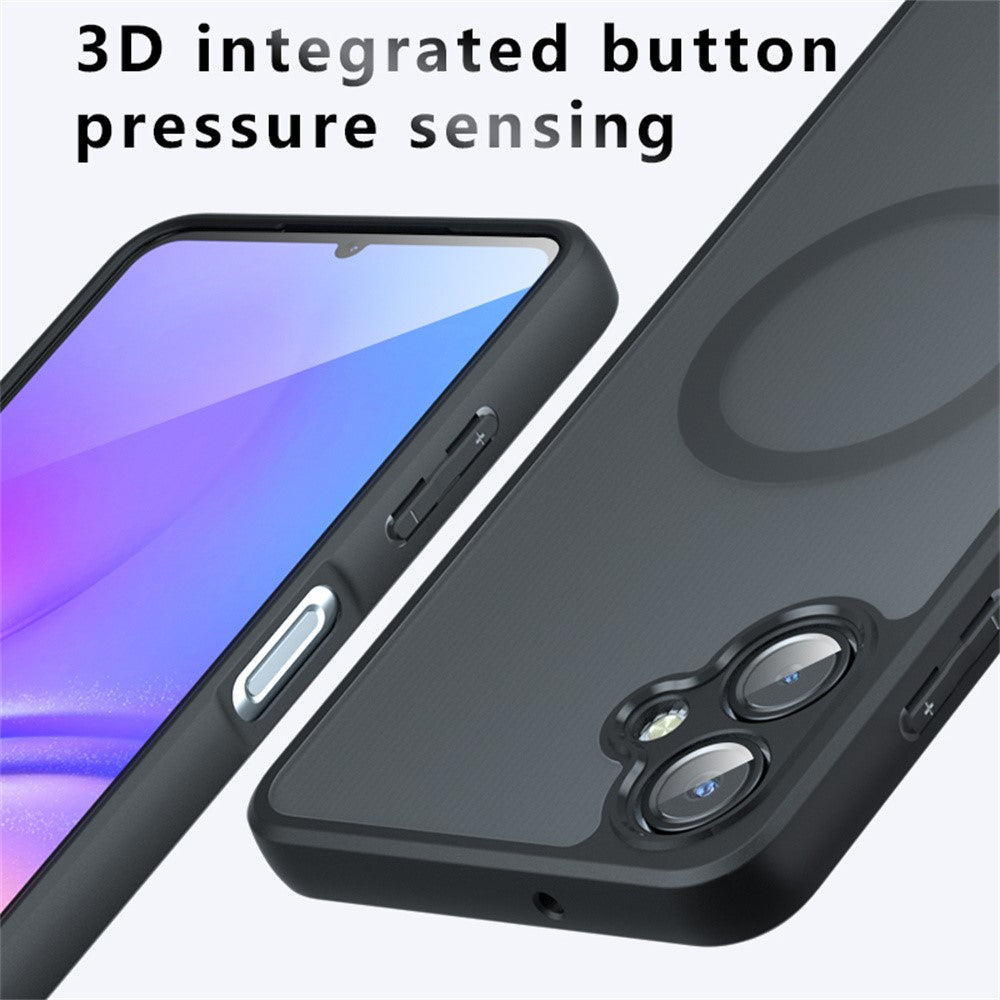 Samsung Galaxy A06 4G Magnetiskt Skal TPU+PC Matt mobilskal