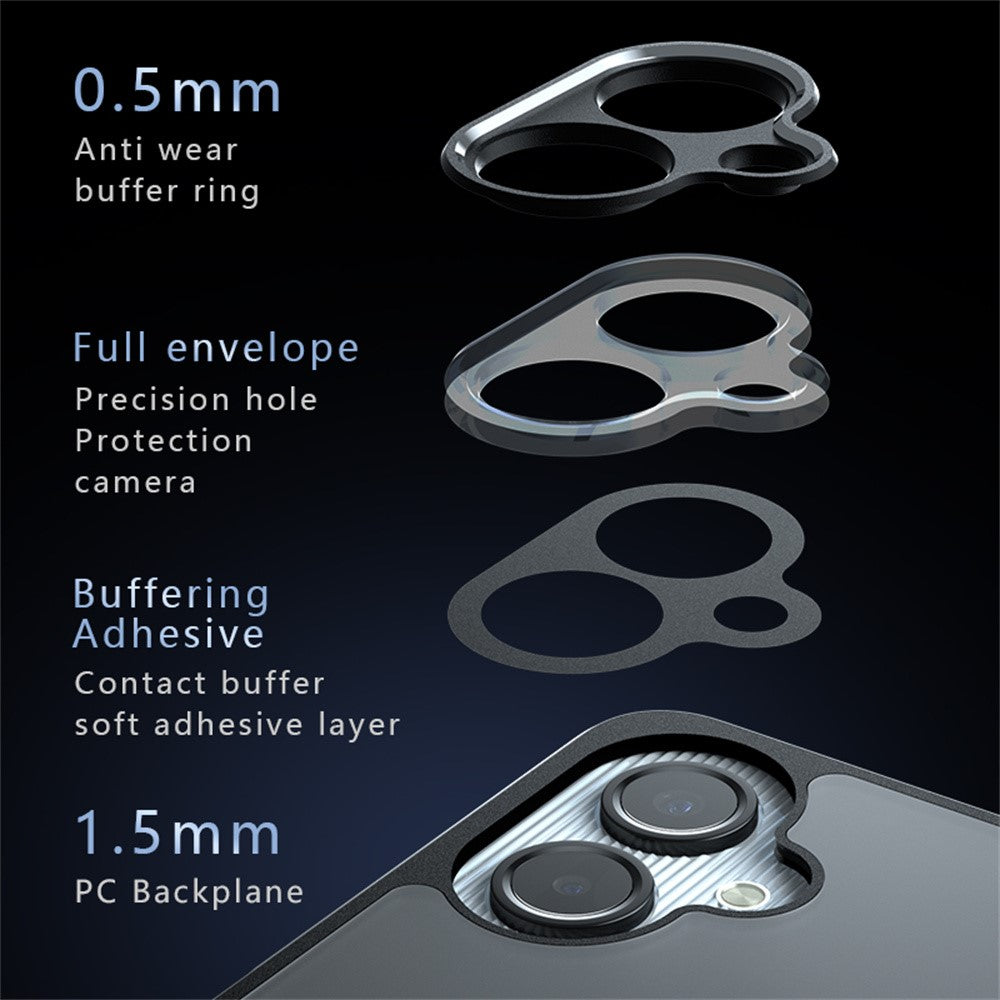 Samsung Galaxy A06 4G Magnetiskt Skal TPU+PC Matt mobilskal