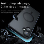 Samsung Galaxy A06 4G Magnetiskt Skal TPU+PC Matt mobilskal