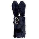For Samsung Galaxy S25+ Case Plush Cute Bunny Winter Fluffy TPU Phone Cover