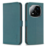 BINFEN COLOR BF31 For Xiaomi Redmi Note 14 Pro+ 5G / Note 14 Pro 5G / Poco X7 5G Case PU Leather Flip Folio Phone Wallet Cover