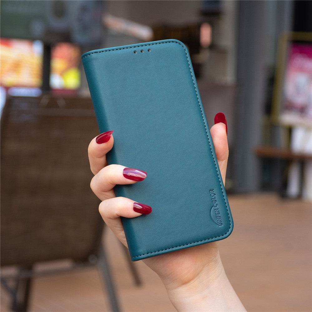 BINFEN COLOR BF31 For Xiaomi Redmi Note 14 Pro+ 5G / Note 14 Pro 5G / Poco X7 5G Case PU Leather Flip Folio Phone Wallet Cover