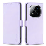 BINFEN COLOR BF31 For Xiaomi Redmi Note 14 Pro+ 5G / Note 14 Pro 5G / Poco X7 5G Case PU Leather Flip Folio Phone Wallet Cover