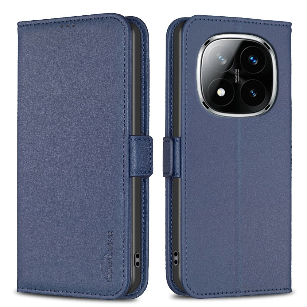 BINFEN COLOR BF31 For Xiaomi Redmi Note 14 Pro+ 5G / Note 14 Pro 5G / Poco X7 5G Case PU Leather Flip Folio Phone Wallet Cover