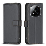 BINFEN COLOR BF17 For Xiaomi Redmi Note 14 Pro+ 5G / Note 14 Pro 5G / Poco X7 5G Case Wallet Folio Flip Leather Cover