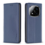BINFEN COLOR BF18 For Xiaomi Redmi Note 14 Pro+ 5G / Note 14 Pro 5G / Poco X7 5G Leather Case Card Slots Phone Cover