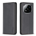 BINFEN COLOR BF18 For Xiaomi Redmi Note 14 Pro+ 5G / Note 14 Pro 5G / Poco X7 5G Leather Case Card Slots Phone Cover