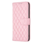 BINFEN COLOR BF Style-14 For Xiaomi Redmi Note 14 Pro+ 5G / Note 14 Pro 5G / Poco X7 5G Case Rhombus Phone Leather Cover Stand