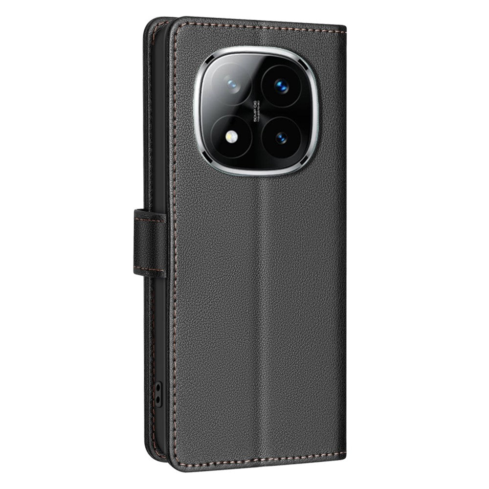 BINFEN COLOR BF32 For Xiaomi Redmi Note 14 Pro+ 5G / Note 14 Pro 5G / Poco X7 5G Leather Case Wallet RFID Blocking Phone Cover