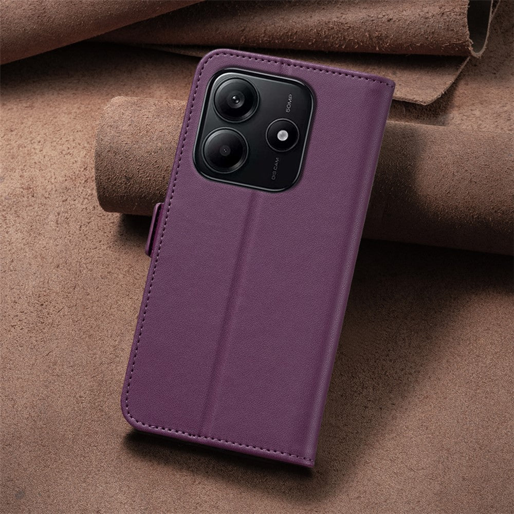 BINFEN COLOR BF31 For Xiaomi Redmi Note 14 5G Case PU Leather Flip Folio Phone Wallet Cover
