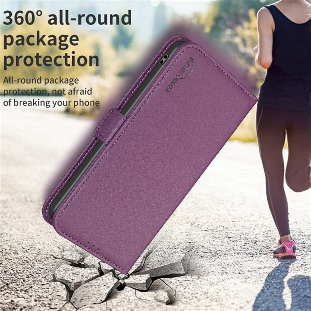 BINFEN COLOR BF31 For Xiaomi Redmi Note 14 5G Case PU Leather Flip Folio Phone Wallet Cover