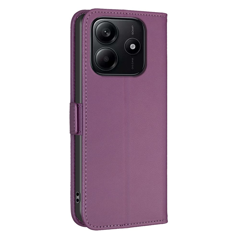BINFEN COLOR BF31 For Xiaomi Redmi Note 14 5G Case PU Leather Flip Folio Phone Wallet Cover