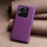 BINFEN COLOR BF17 For Xiaomi Redmi Note 14 5G Case Wallet Folio Flip Leather Cover