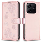 For Xiaomi Redmi Note 14 5G Case Clover Pattern Wallet Stand View Leather Phone Cover